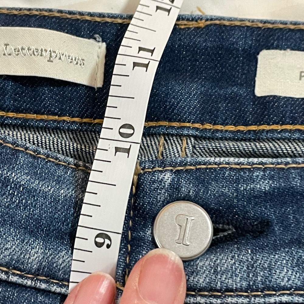 Anthropologie Pilcro And The Letterpress Parallel blue jeans size 10 medium wash - Picture 12 of 16